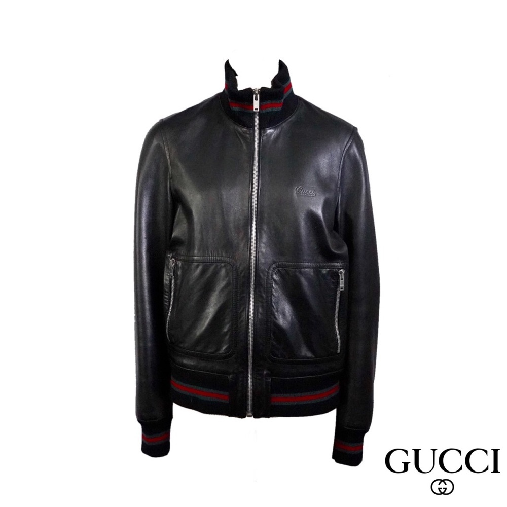 100% Authentic GUCCI Leather Jacket
